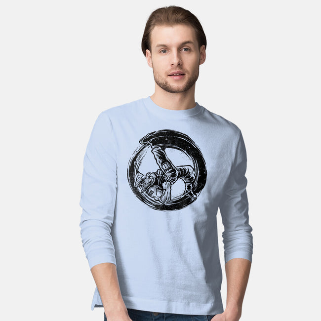 Somersault Circle-Mens-Long Sleeved-Tee-glitchygorilla