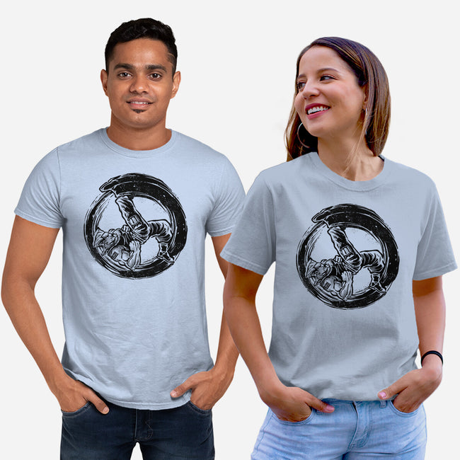 Somersault Circle-Unisex-Basic-Tee-glitchygorilla