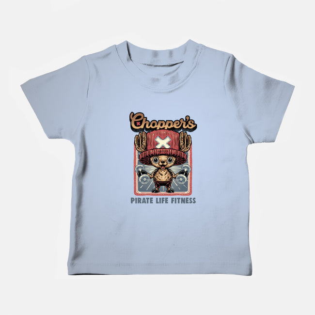 Chopper Fitness-Baby-Basic-Tee-glitchygorilla