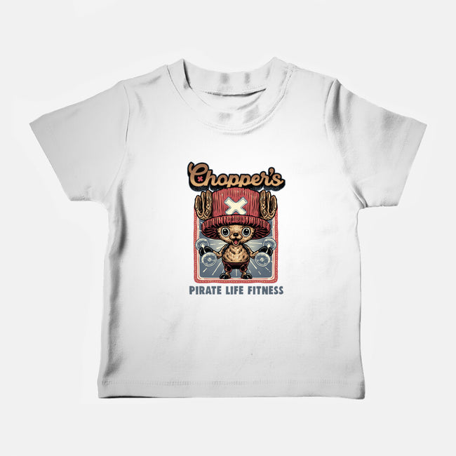 Chopper Fitness-Baby-Basic-Tee-glitchygorilla