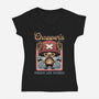 Chopper Fitness-Womens-V-Neck-Tee-glitchygorilla