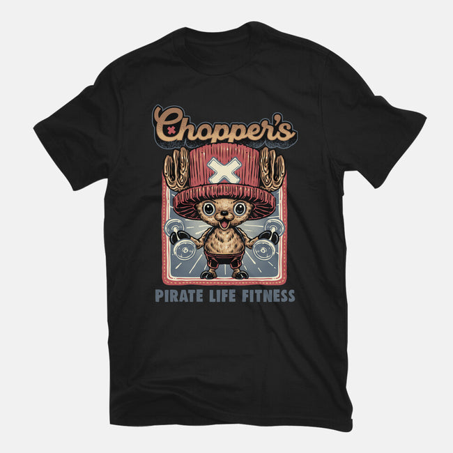 Chopper Fitness-Womens-Fitted-Tee-glitchygorilla