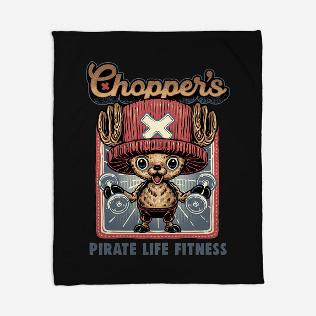 Chopper Fitness-None-Fleece-Blanket-glitchygorilla