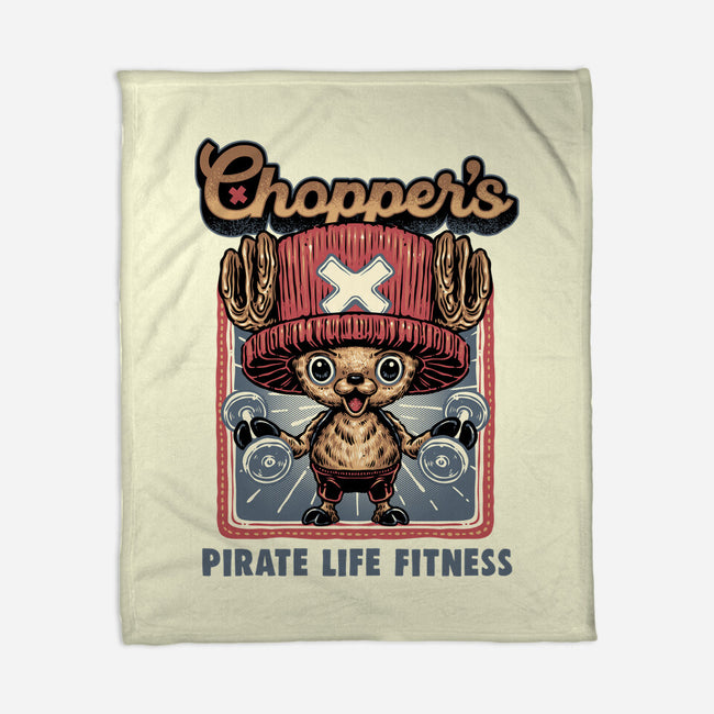 Chopper Fitness-None-Fleece-Blanket-glitchygorilla