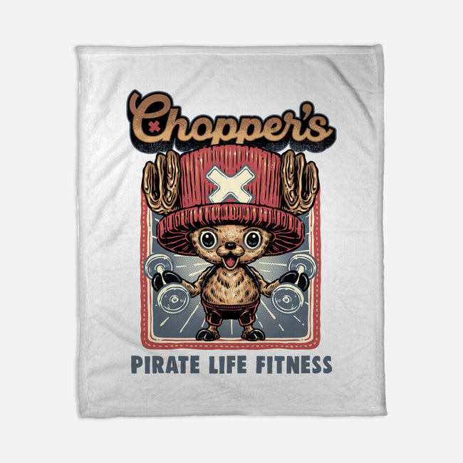 Chopper Fitness-None-Fleece-Blanket-glitchygorilla