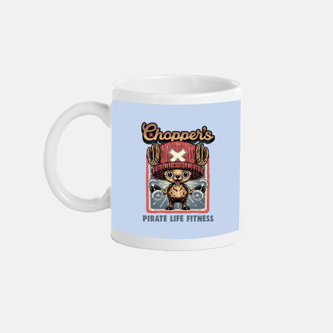 Chopper Fitness-None-Mug-Drinkware-glitchygorilla