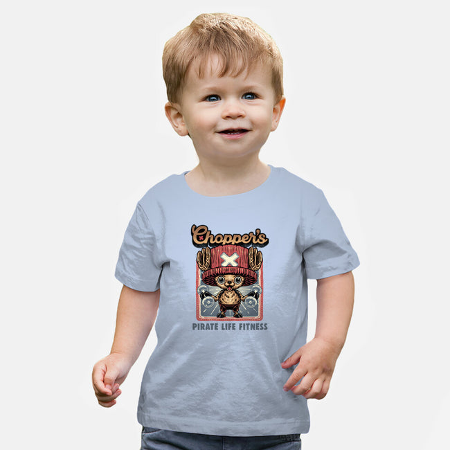Chopper Fitness-Baby-Basic-Tee-glitchygorilla