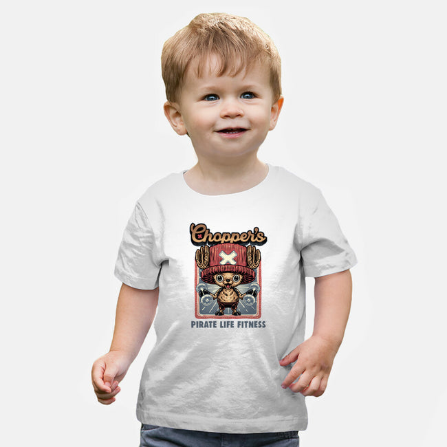 Chopper Fitness-Baby-Basic-Tee-glitchygorilla