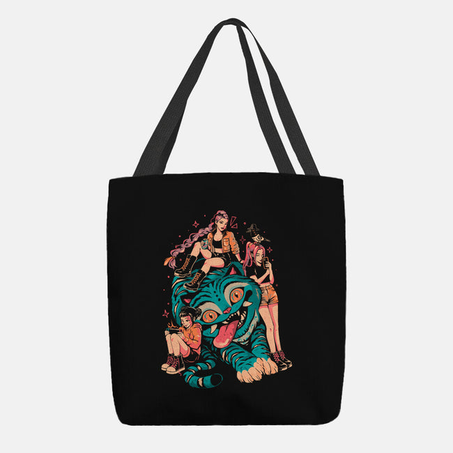 Demon Pillow-None-Basic Tote-Bag-Arigatees