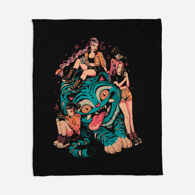 Demon Pillow-None-Fleece-Blanket-Arigatees