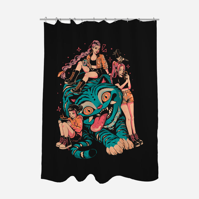 Demon Pillow-None-Polyester-Shower Curtain-Arigatees