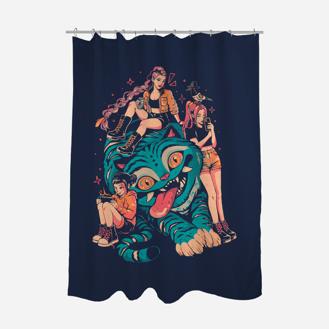 Demon Pillow-None-Polyester-Shower Curtain-Arigatees