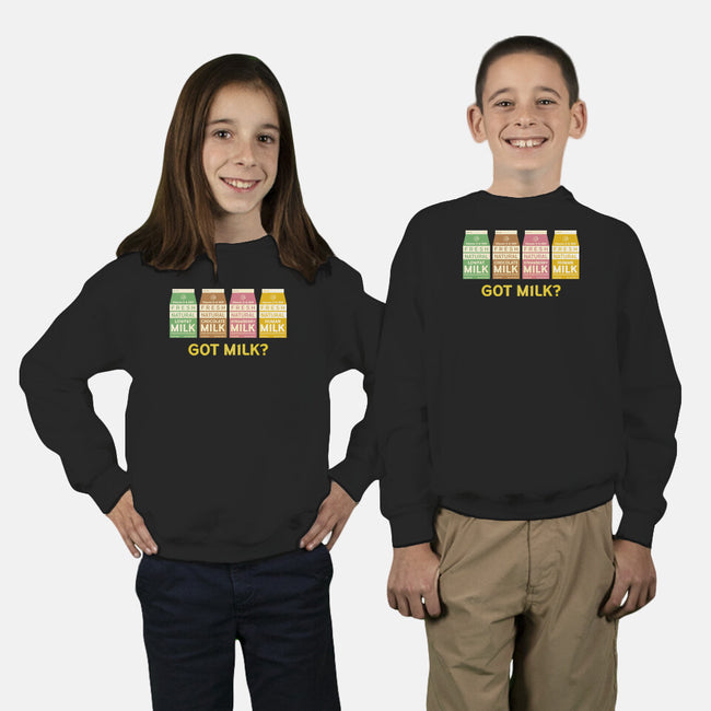 Got M1lk-Youth-Crew Neck-Sweatshirt-kg07