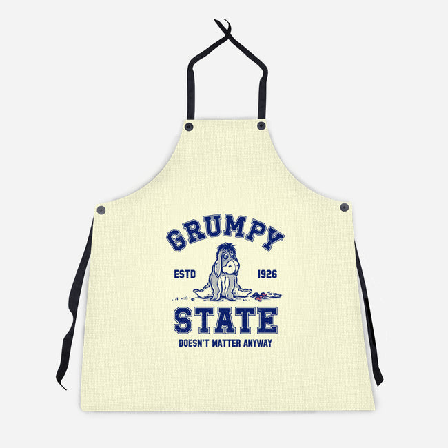 Grumpy State-Unisex-Kitchen-Apron-kg07