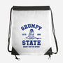Grumpy State-None-Drawstring-Bag-kg07