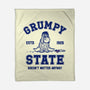 Grumpy State-None-Fleece-Blanket-kg07
