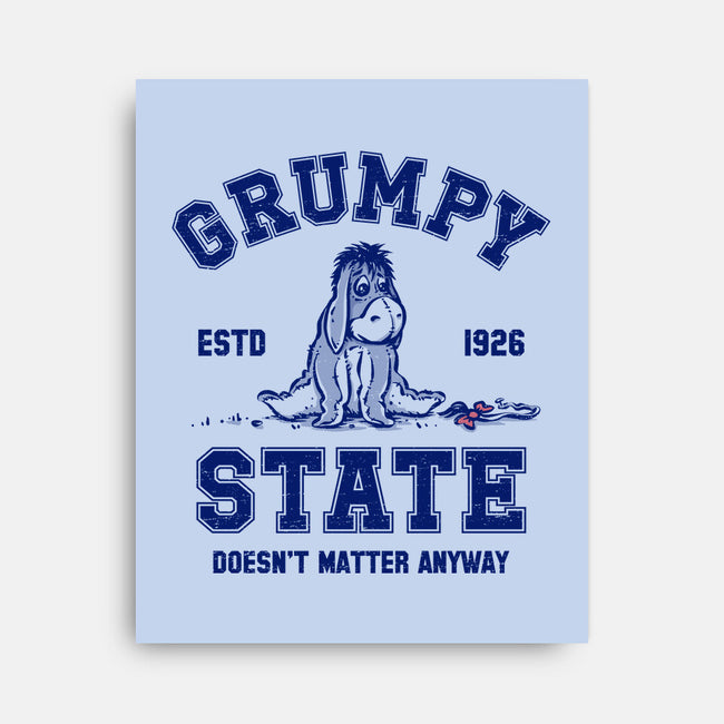 Grumpy State-None-Stretched-Canvas-kg07