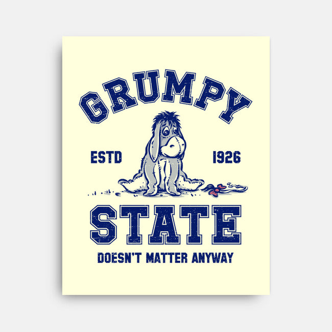 Grumpy State-None-Stretched-Canvas-kg07