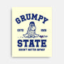 Grumpy State-None-Stretched-Canvas-kg07