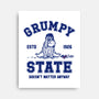 Grumpy State-None-Stretched-Canvas-kg07