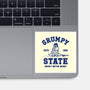Grumpy State-None-Glossy-Sticker-kg07