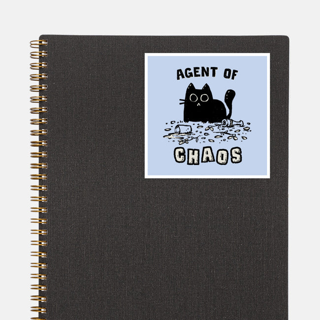 Chaos Cat-None-Glossy-Sticker-kg07