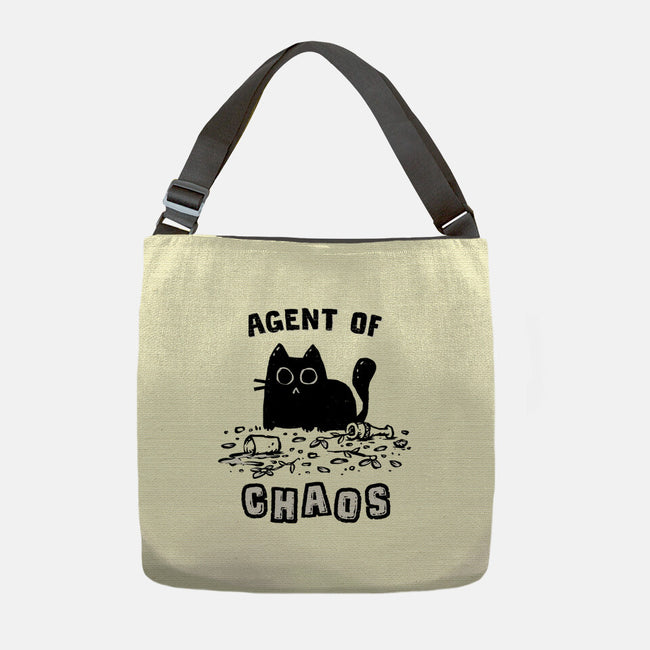 Chaos Cat-None-Adjustable Tote-Bag-kg07