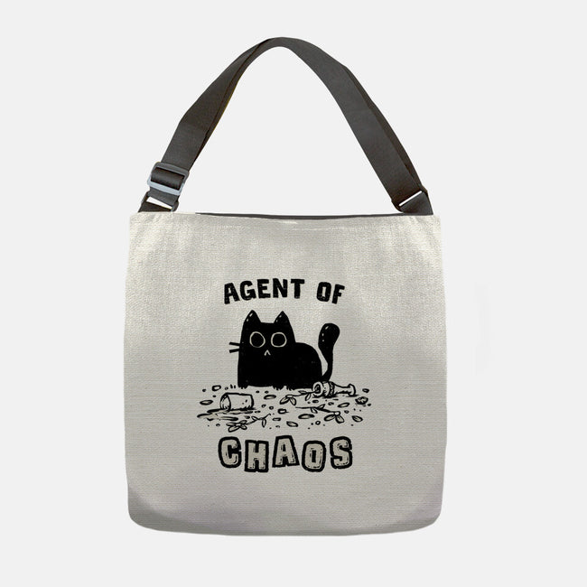 Chaos Cat-None-Adjustable Tote-Bag-kg07