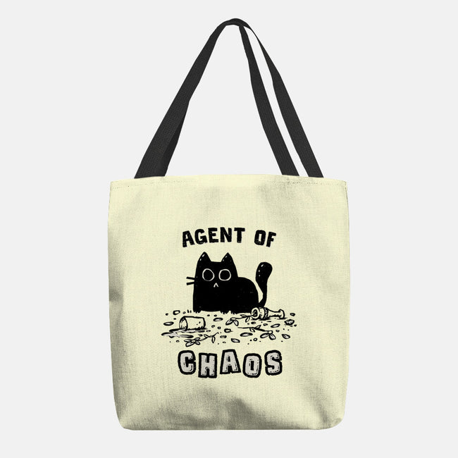 Chaos Cat-None-Basic Tote-Bag-kg07