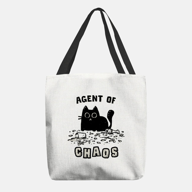 Chaos Cat-None-Basic Tote-Bag-kg07