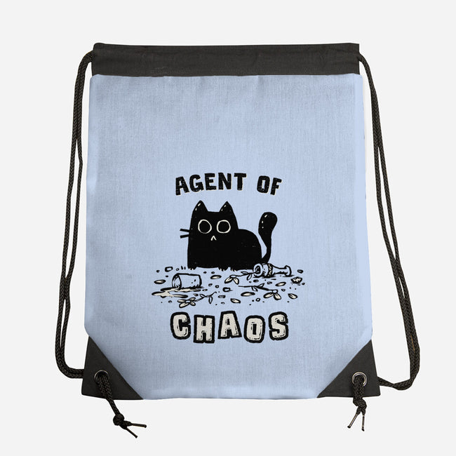 Chaos Cat-None-Drawstring-Bag-kg07