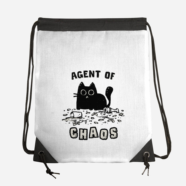 Chaos Cat-None-Drawstring-Bag-kg07