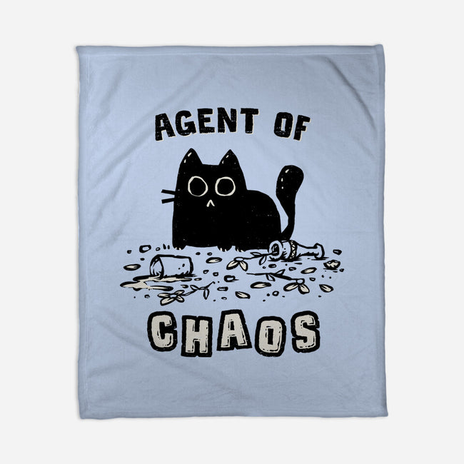 Chaos Cat-None-Fleece-Blanket-kg07