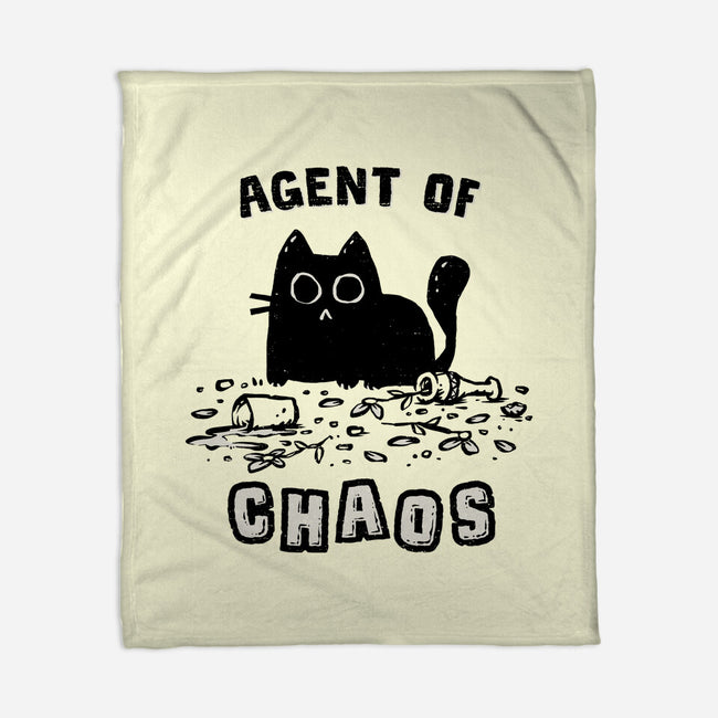 Chaos Cat-None-Fleece-Blanket-kg07