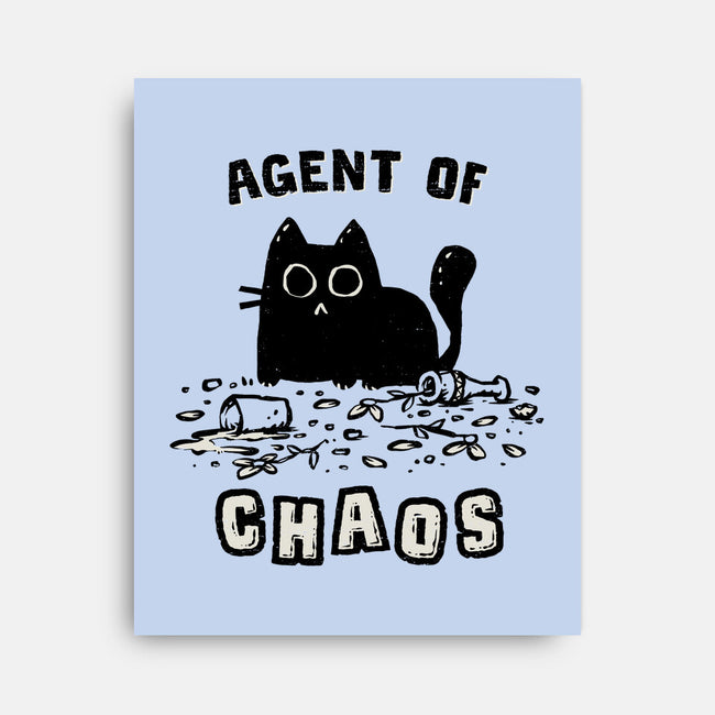 Chaos Cat-None-Stretched-Canvas-kg07
