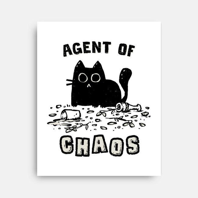 Chaos Cat-None-Stretched-Canvas-kg07