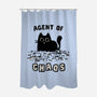 Chaos Cat-None-Polyester-Shower Curtain-kg07