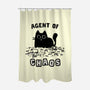 Chaos Cat-None-Polyester-Shower Curtain-kg07