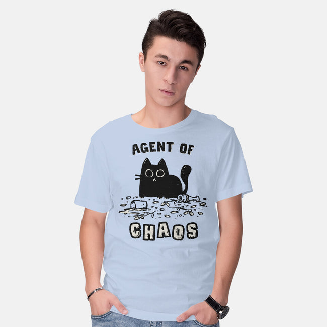 Chaos Cat-Mens-Basic-Tee-kg07