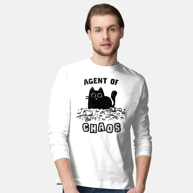 Chaos Cat-Mens-Long Sleeved-Tee-kg07