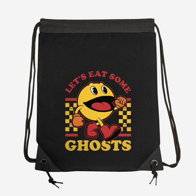 Game Mascot Ghost Eater-None-Drawstring-Bag-Studio Mootant