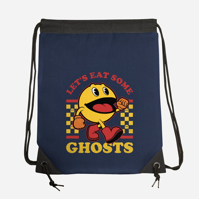 Game Mascot Ghost Eater-None-Drawstring-Bag-Studio Mootant