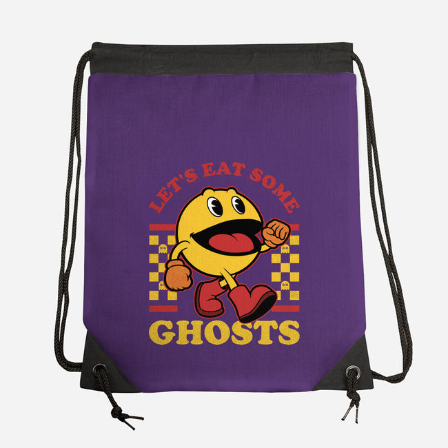 Game Mascot Ghost Eater-None-Drawstring-Bag-Studio Mootant