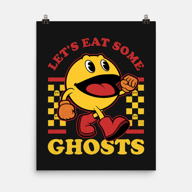 Game Mascot Ghost Eater-None-Matte-Poster-Studio Mootant