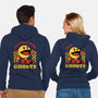 Game Mascot Ghost Eater-Unisex-Zip-Up-Sweatshirt-Studio Mootant