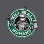Robot Vs Humans-None-Polyester-Shower Curtain-glitchygorilla