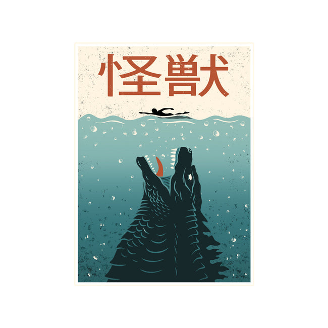 Kaiju Ocean Attack-Unisex-Baseball-Tee-erion_designs