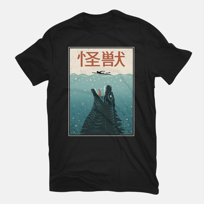 Kaiju Ocean Attack-Mens-Basic-Tee-erion_designs
