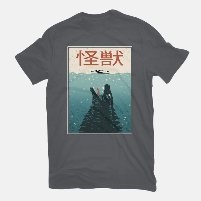 Kaiju Ocean Attack-Womens-Fitted-Tee-erion_designs
