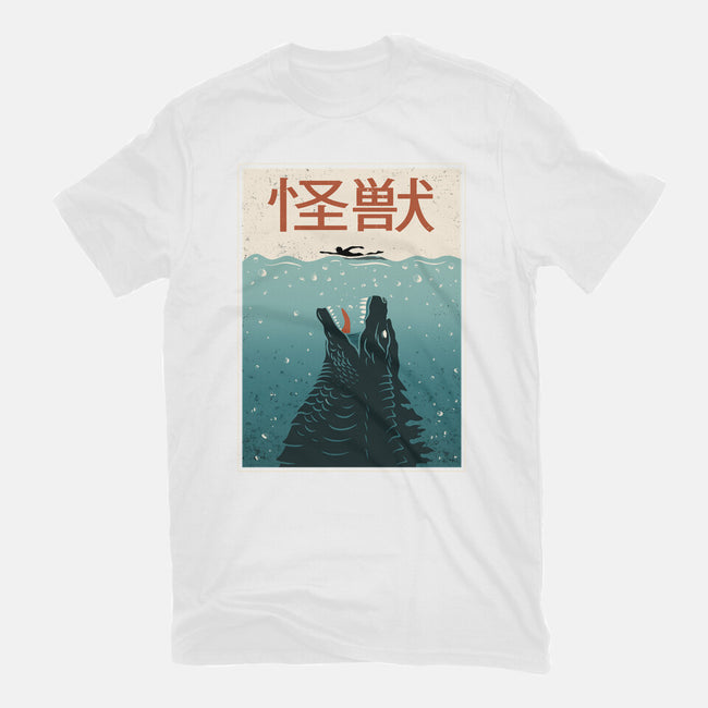 Kaiju Ocean Attack-Womens-Fitted-Tee-erion_designs